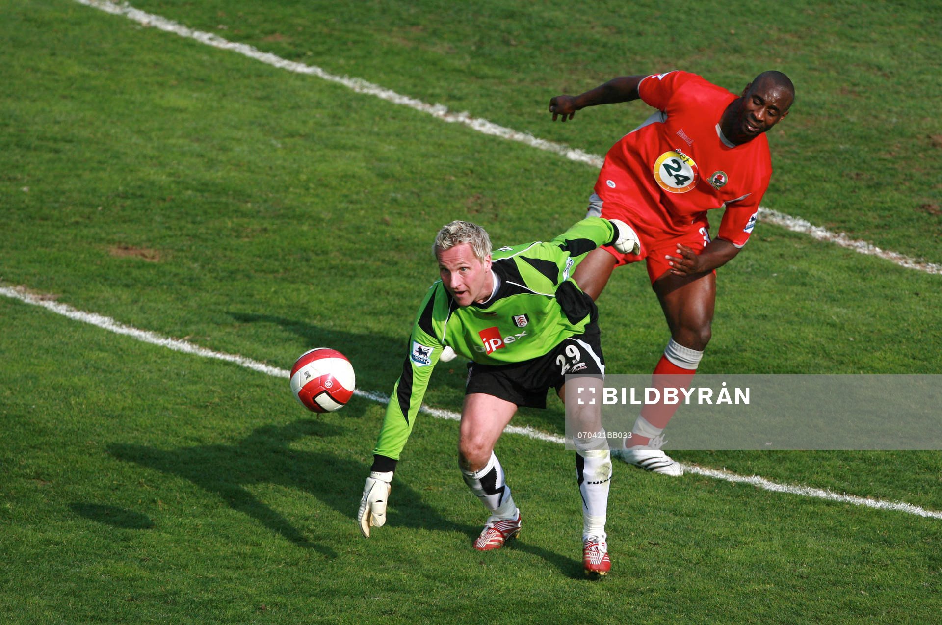 Antti Niemi, målvakt, Fulham och Jason Roberts, Blackburn