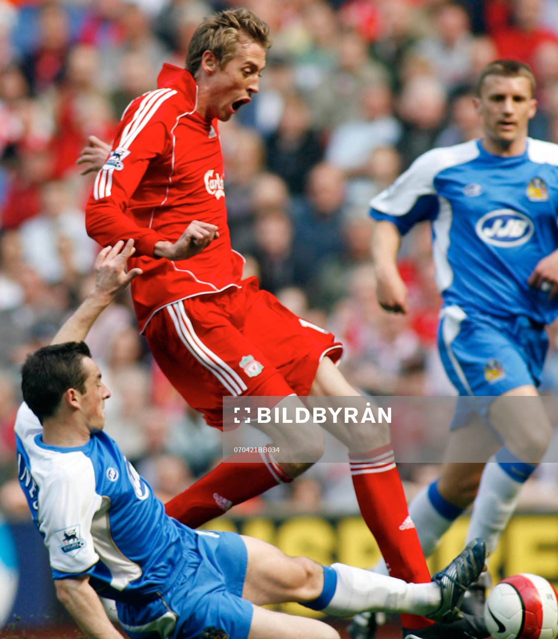 Fotboll, engelsk, Premier League, Liverpool - Wigan