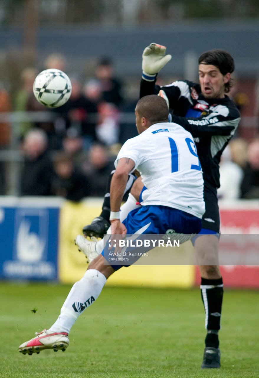 Bruno Santos, Norrköping, Nuredin Bakiu, målvakt, Mjällby
