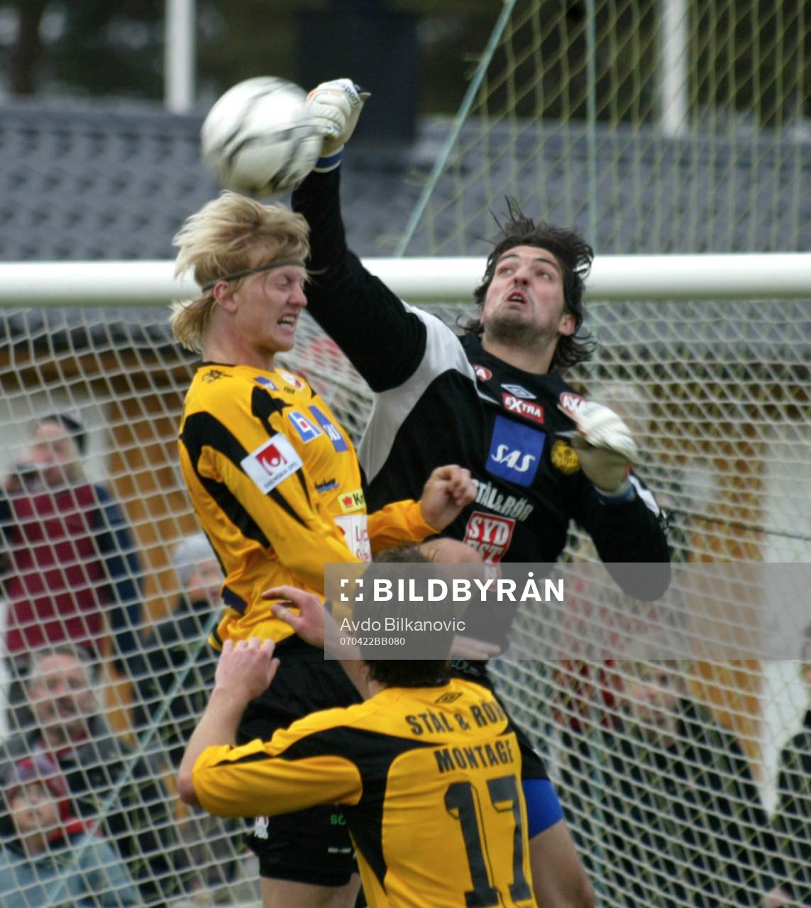 Nuredin Bakiu, målvakt, Mjällby, Johan Persson, Mjällby