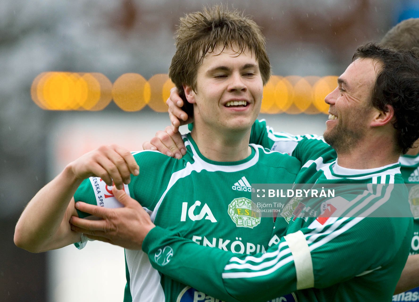 Sebastian Rajalakso och Magnus Reuterwall, Eköping. Jubel