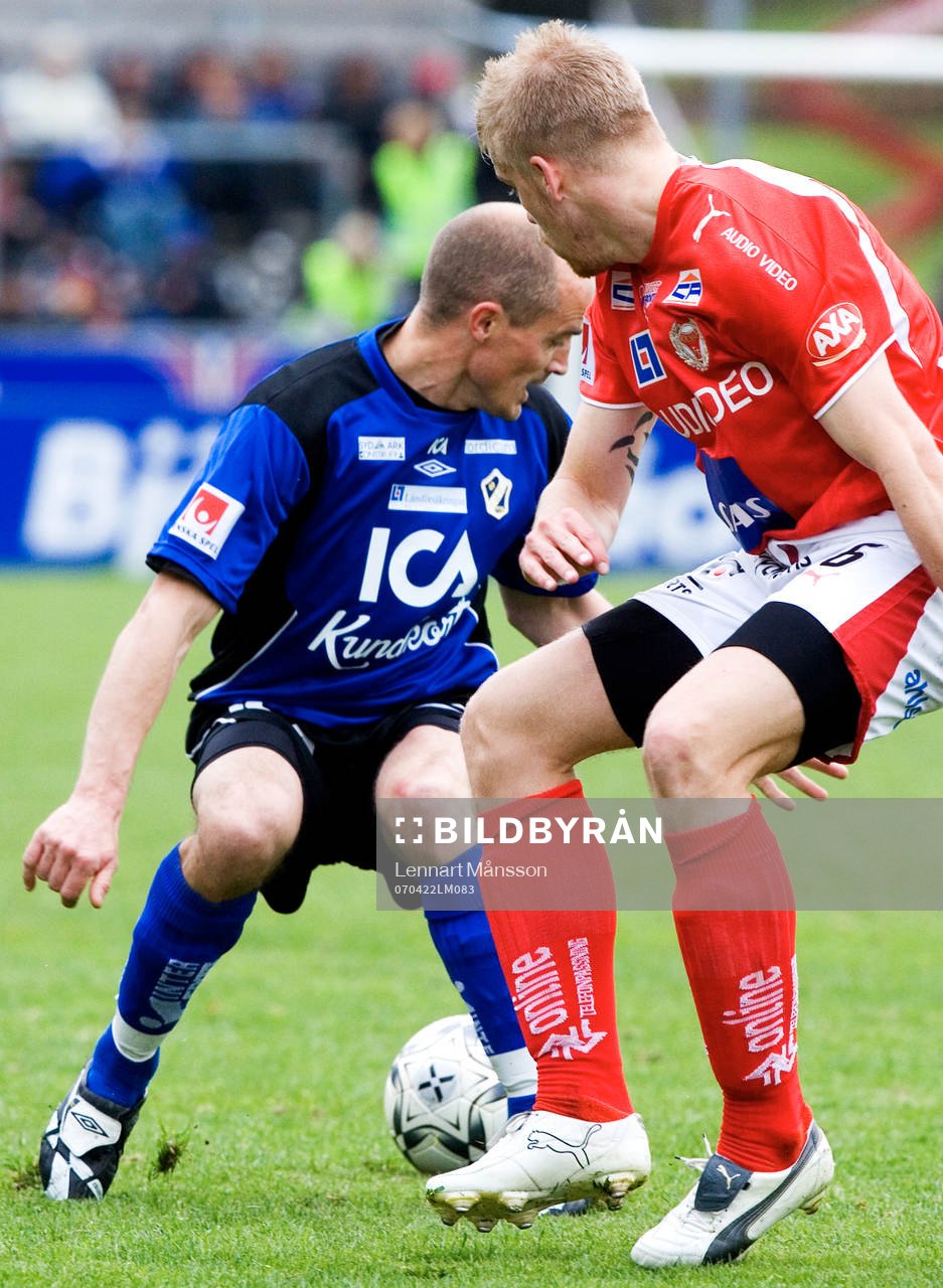 Magnus Arvidsson, Halmstad och Mikael Eklund, Kalmar
