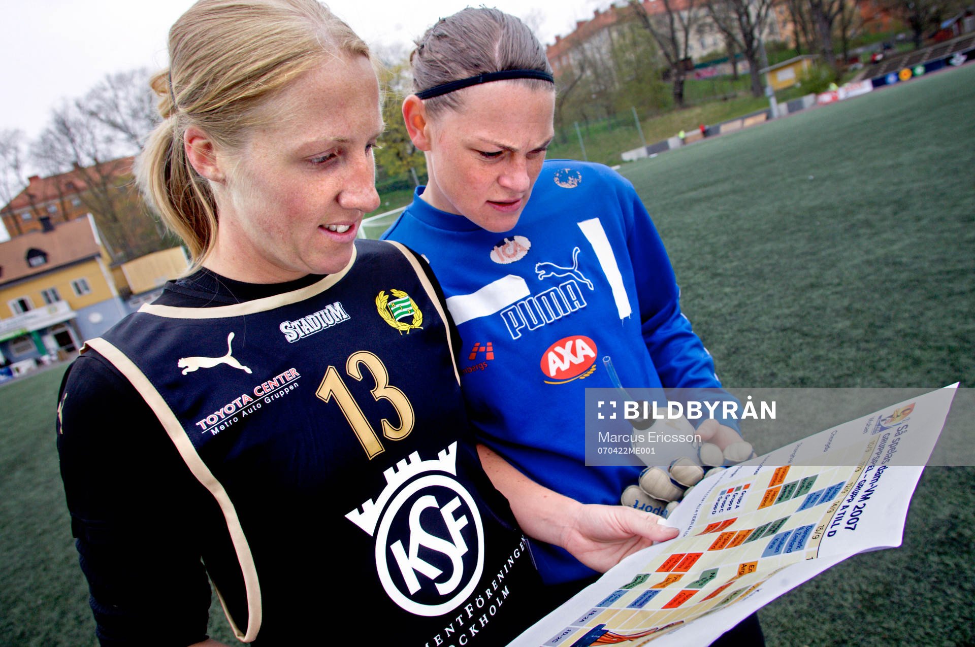 Sara Johansson, Hammarby och Caroline Jönsson, Malmö