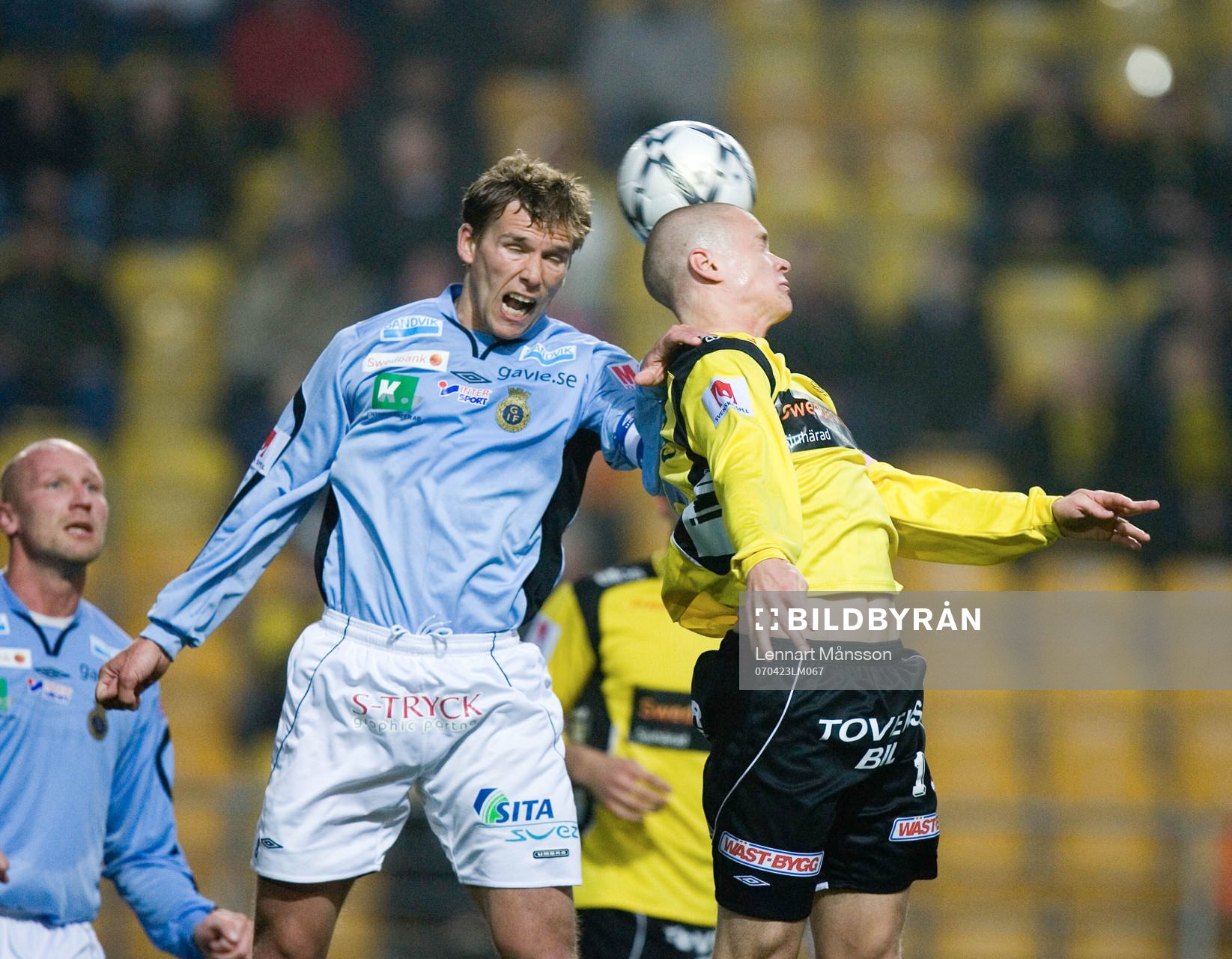 Johannes Ericsson, Gefle, i nickduell med Samuel Holmén,