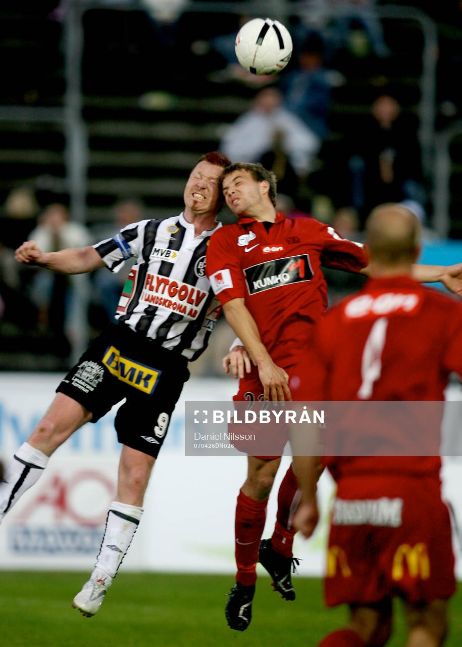 Jörgen Pettersson, Landskrona och Daniel Forsell, Häcken
