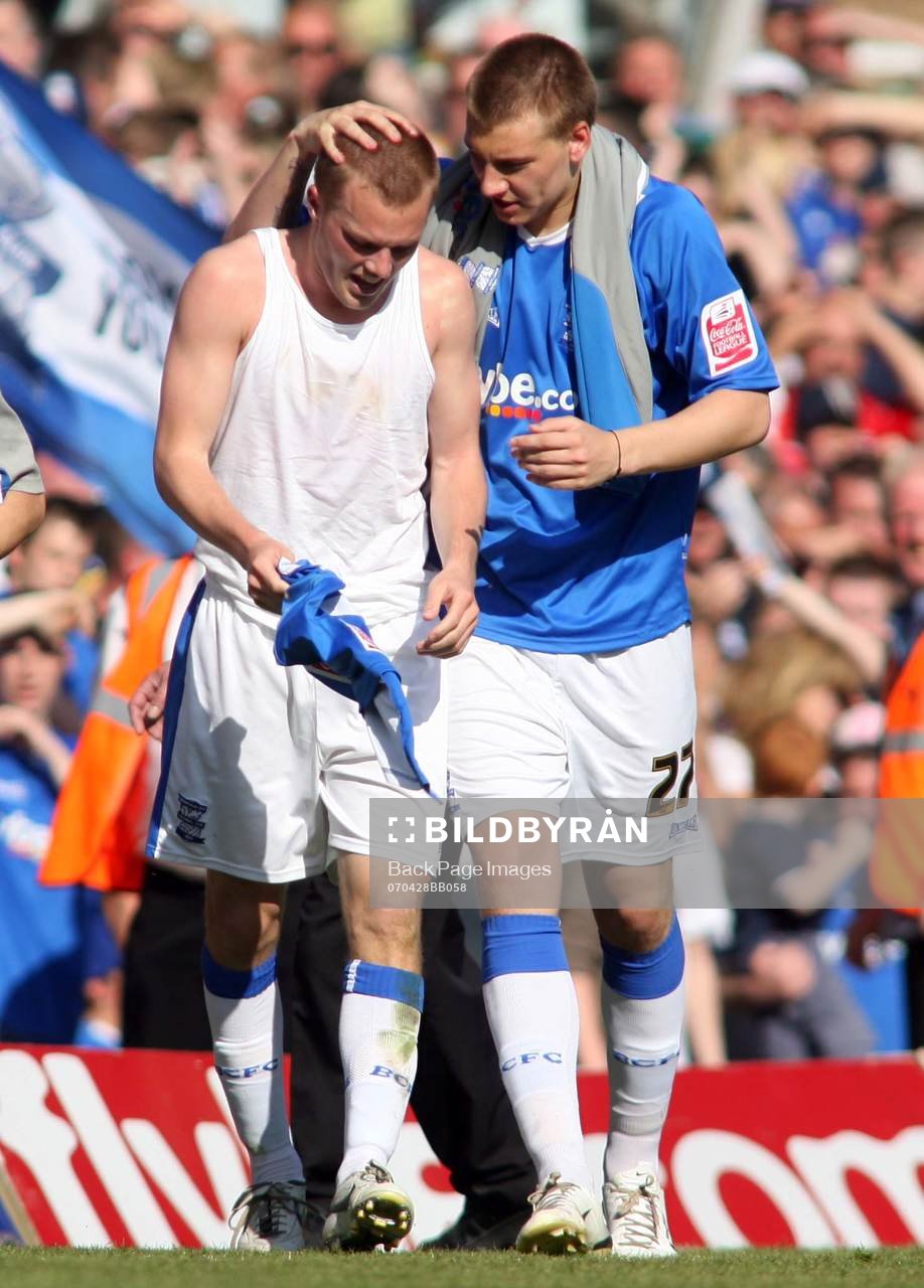  Sebastian Larsson (vänster) och Nicklas Bendtner, Birmingham
