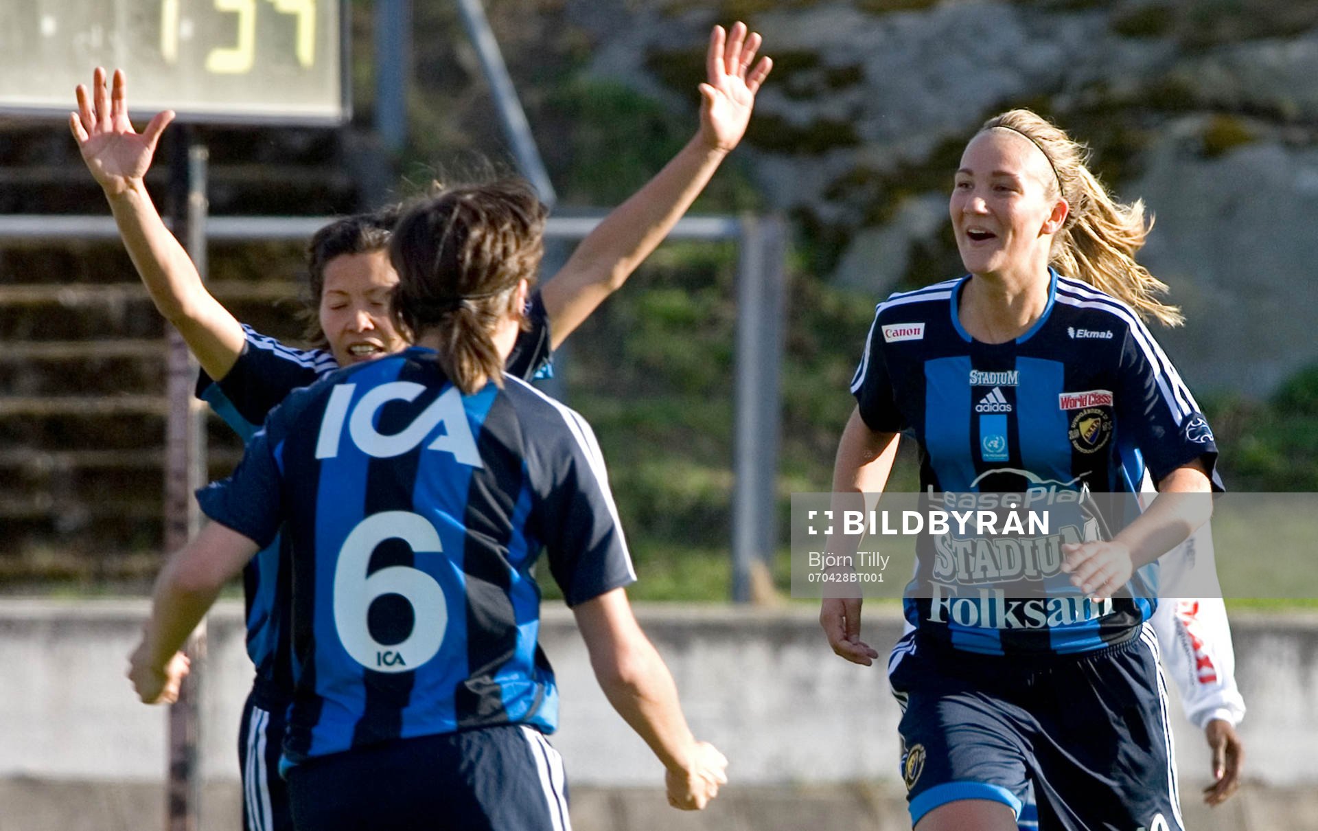  Jane Törnqvist och Emma Lundh, Djurgården.      