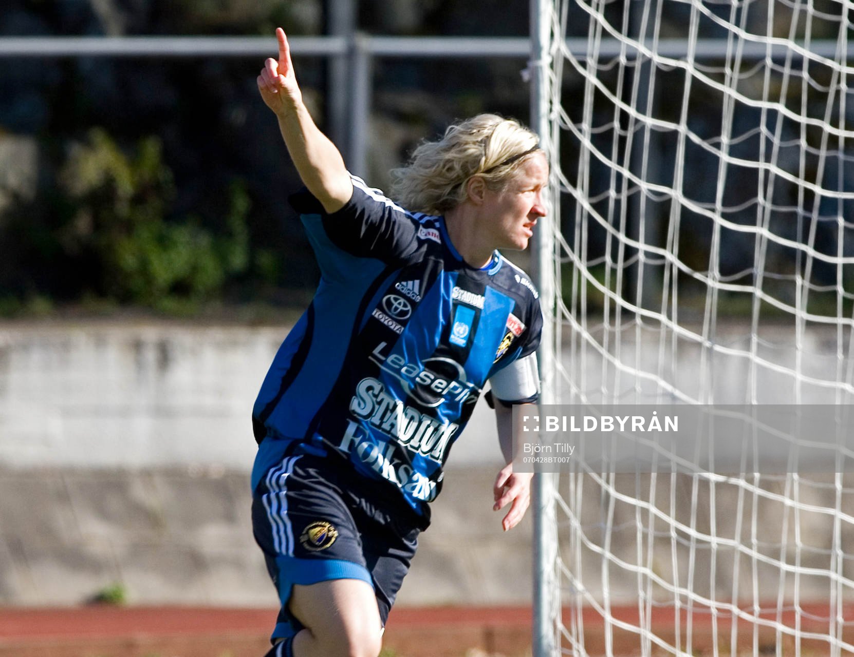  Victoria Svensson, Djurgården. Jubel.    