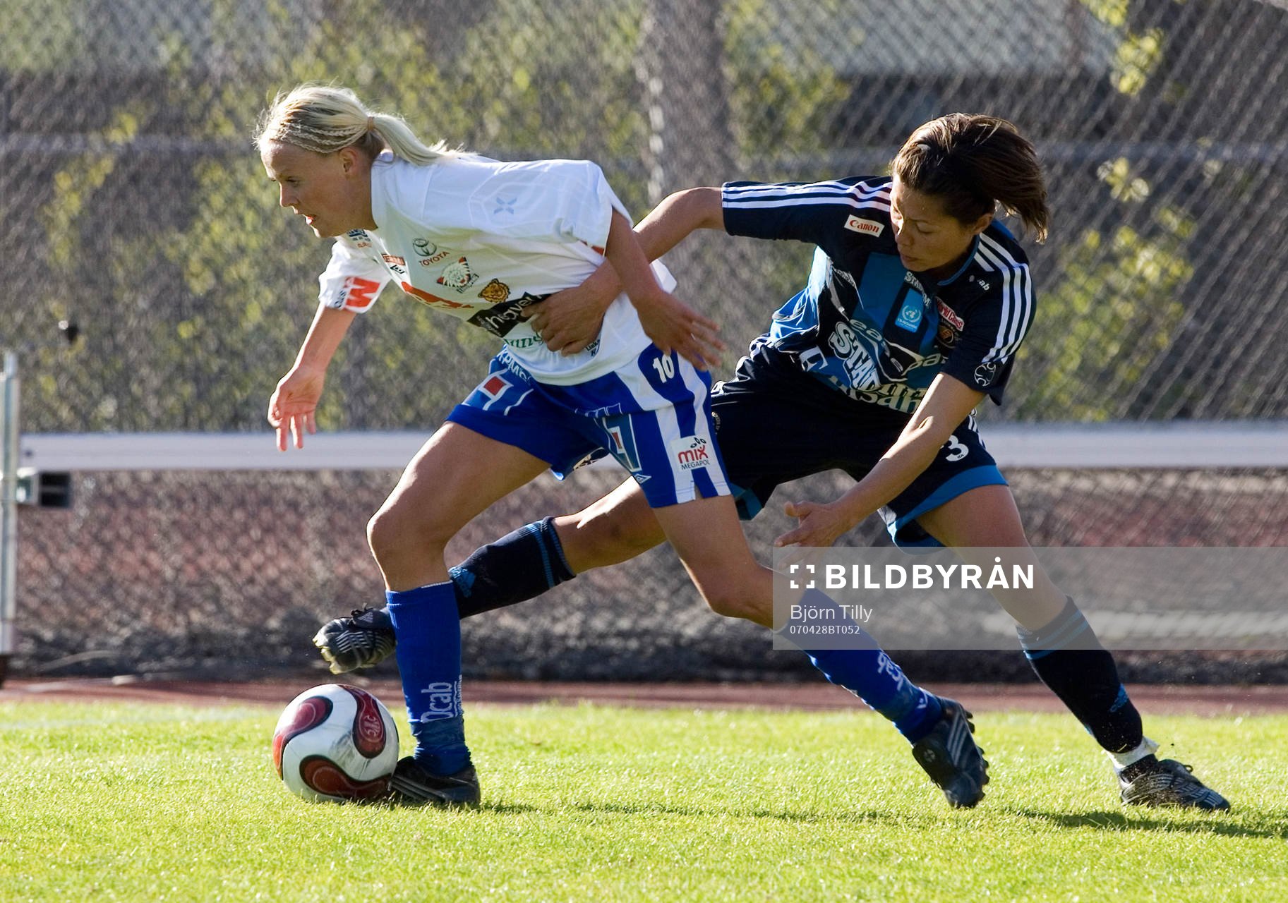 Josefine Öqvist, Linköping (1-1) och Jane Törnqvist,