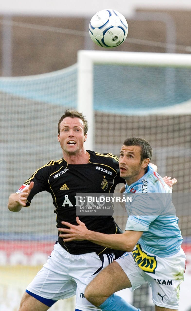 Markus Jonsson och Yksel Osmanovski. 