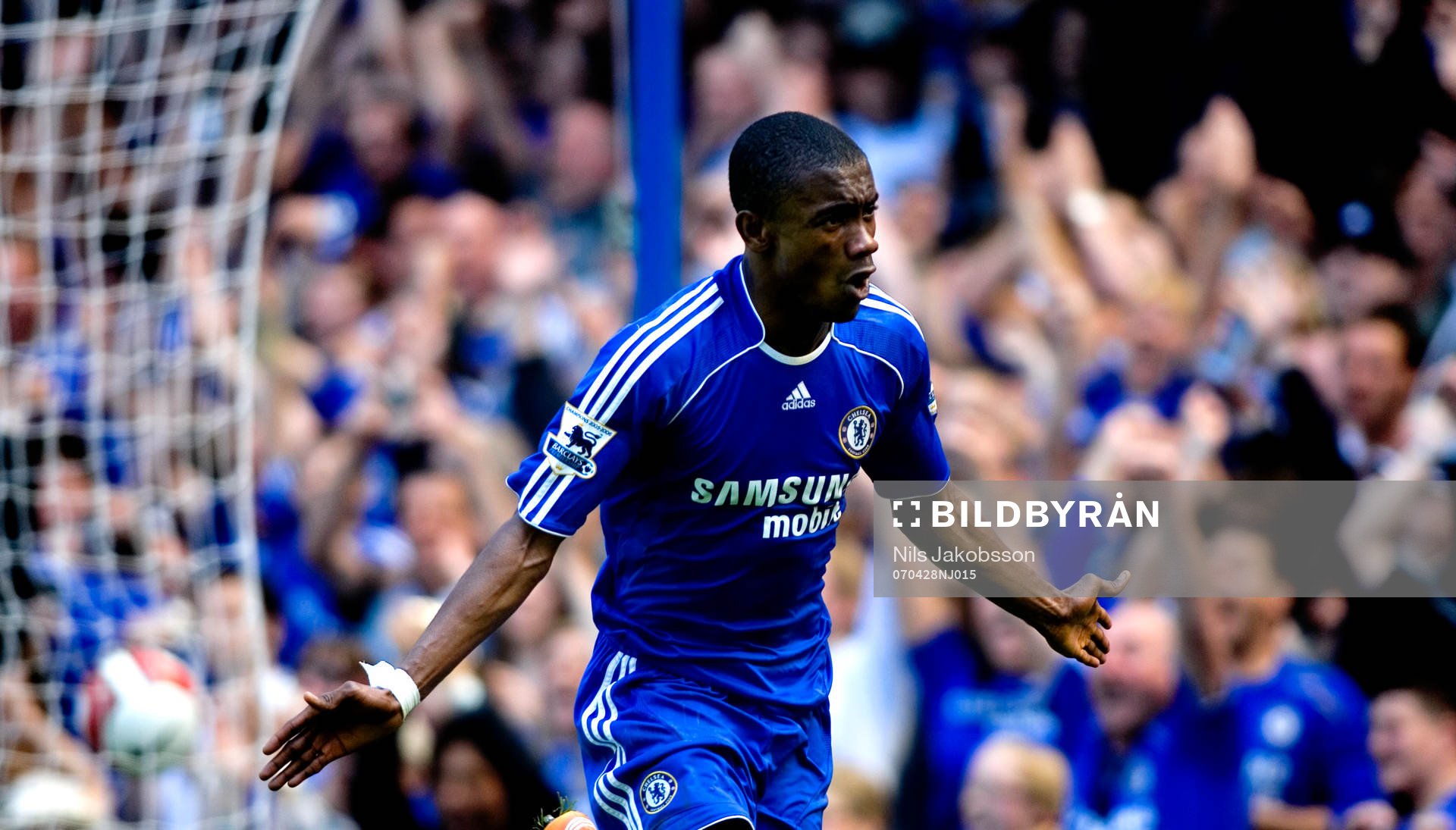 Salomon Kalou, Chelsea, jubel
