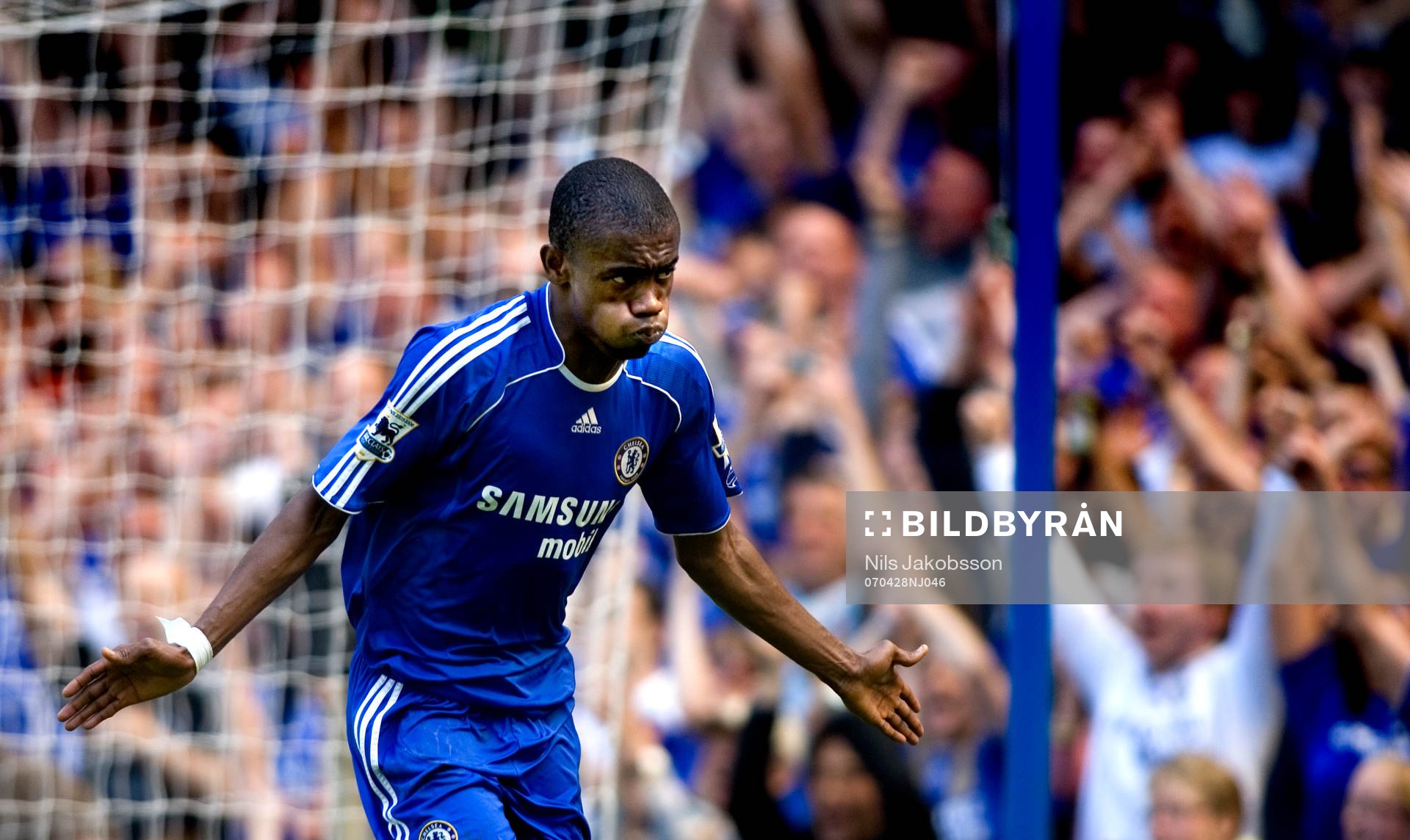 Salomon Kalou, Chelsea, jubel