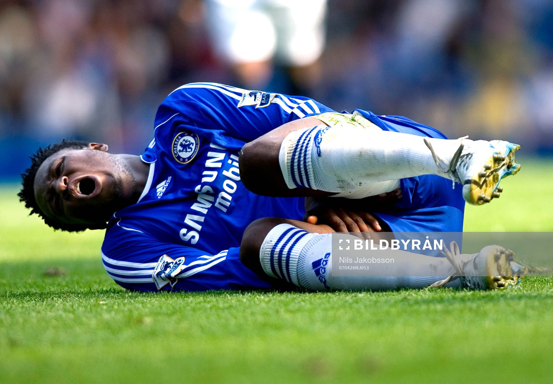 Jon Obi Mikel, Chelsea, har ont mellan benen, skada, smärta