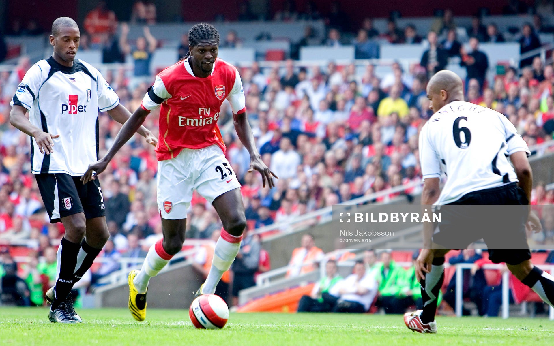 Sheyi Adebayor, Arsenal, Zat Knight, Fulham