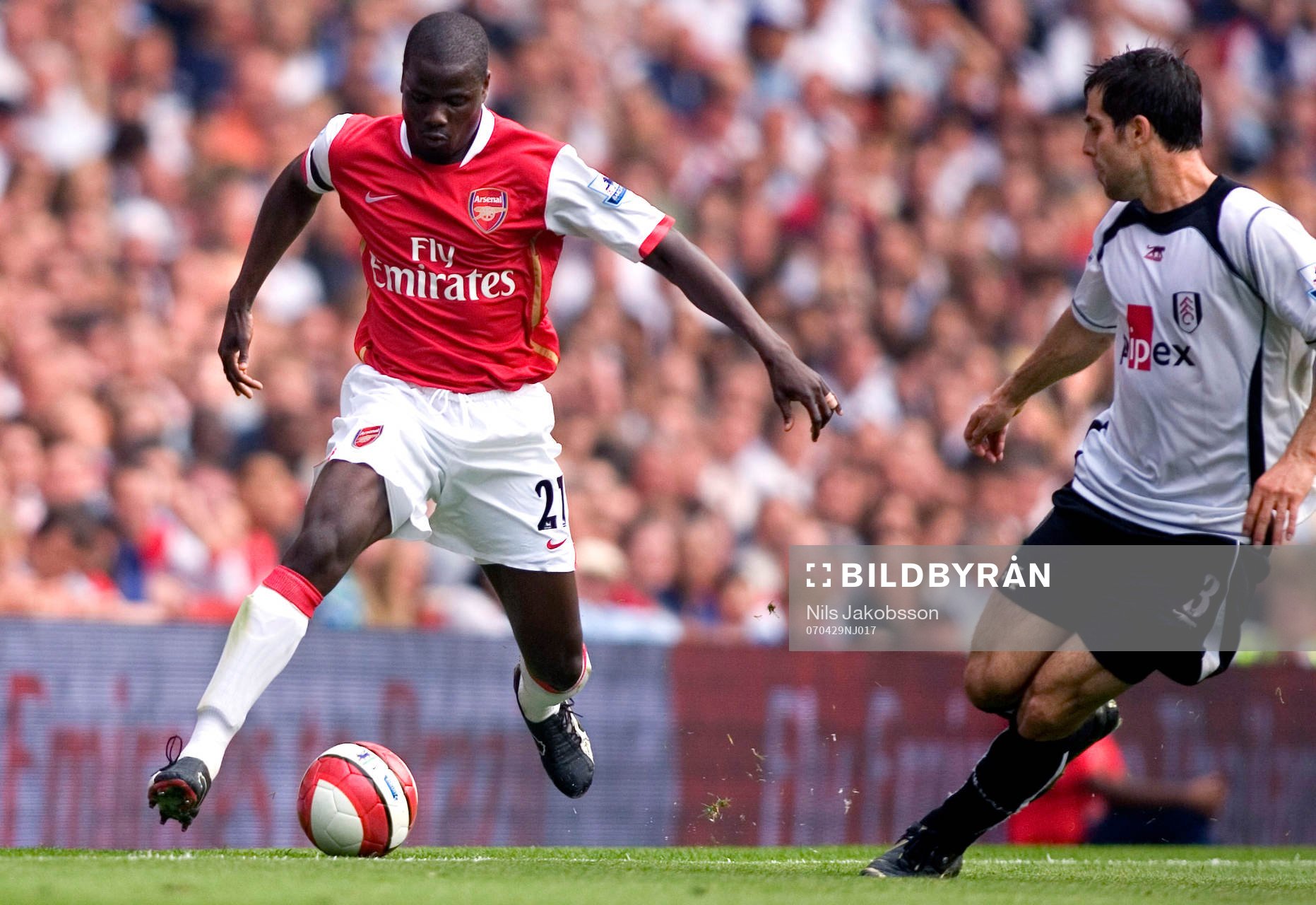 Emmanuel Eboue, Arsenal, Carlos Bocanegra, Fulham