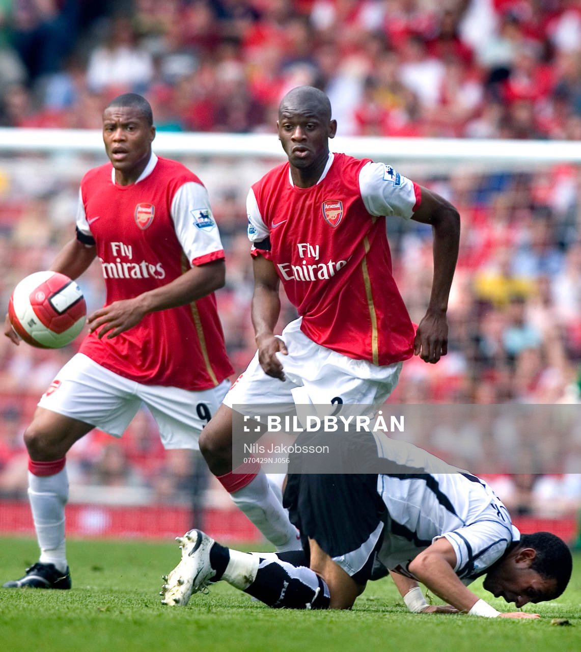 Julio Baptista, Abou Diaby, Arsenal, Liam Rosenior, Fulham