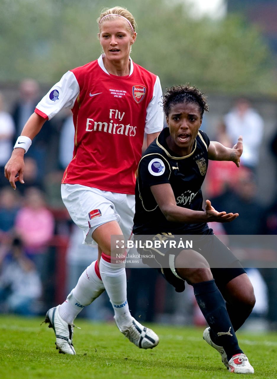 Katie Chapman, Arsenal,  Elaine, Umeå