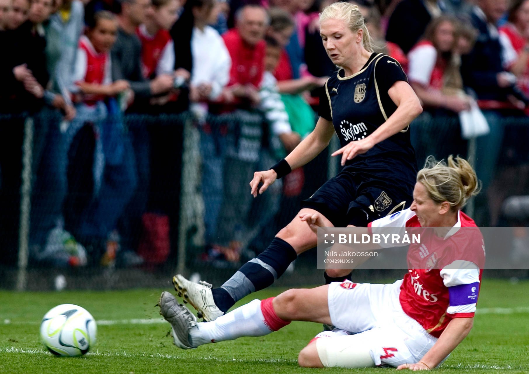 Anna Paulsson,  Umeå, Jayne Ludlow, Arsenal