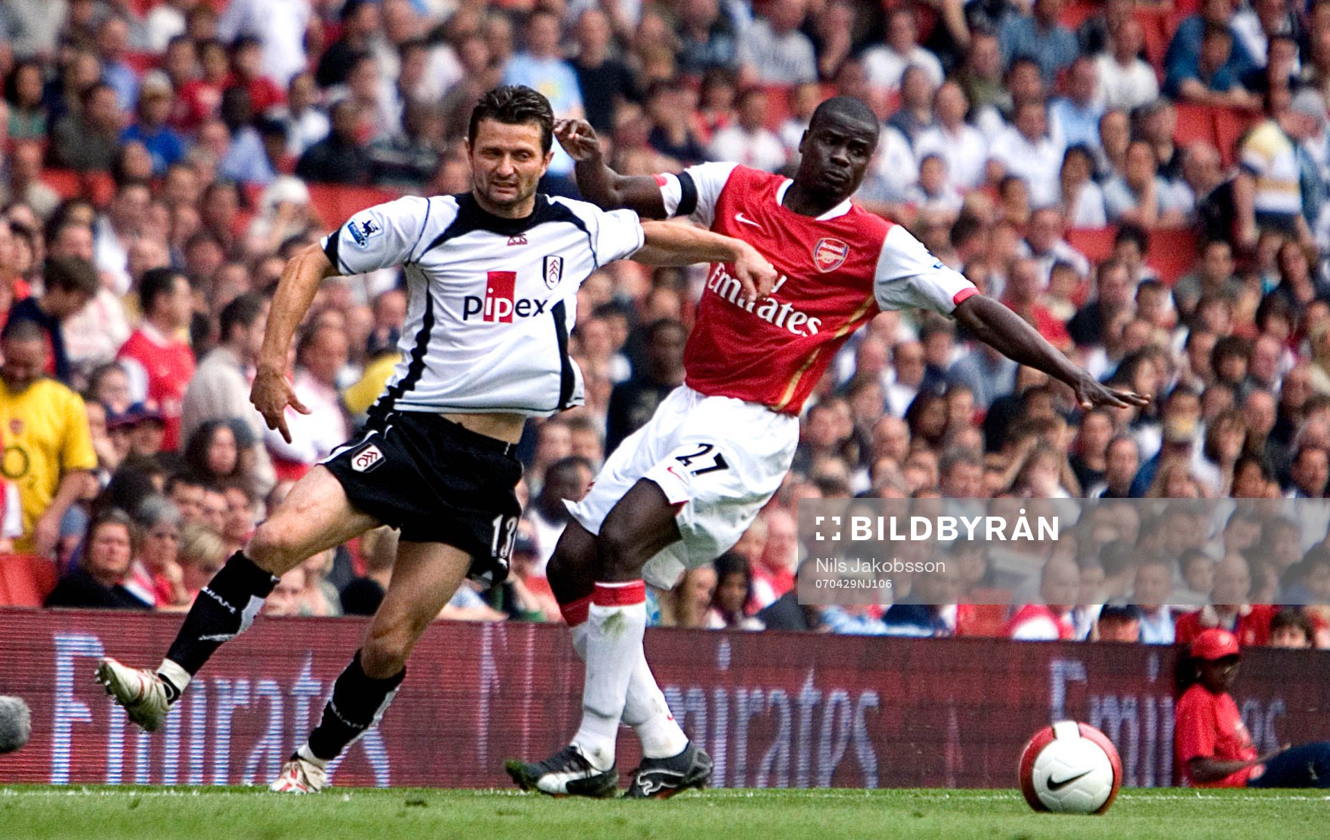Tomasz Radzinski, Fulham, Emmanuel Eboue, Arsenal