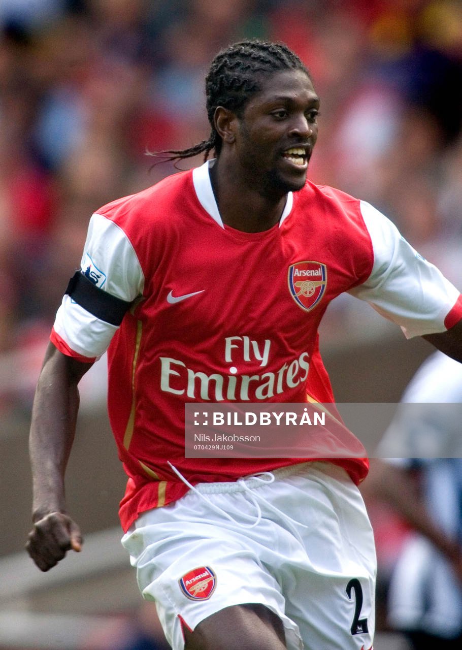  Emmanuel Sheyi Adebayor, Arsenal.