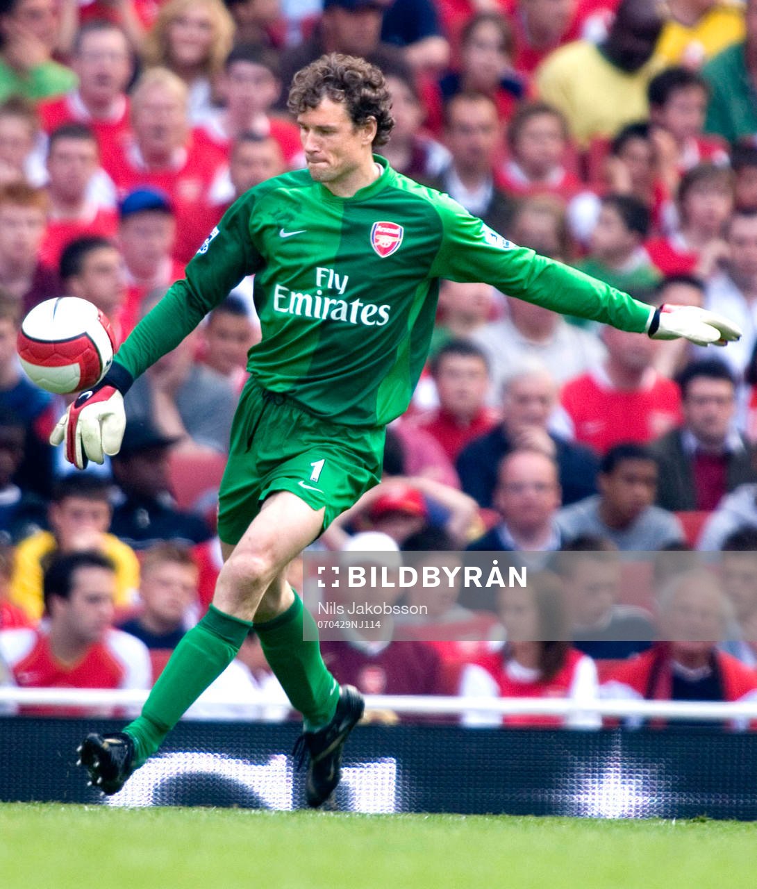 Jens Lehmann, målvakt, utspark, Arsenal