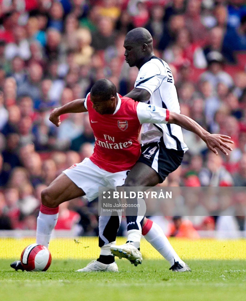 Julio Baptista, Arsenal, Papa Bouba Diop, Fulham