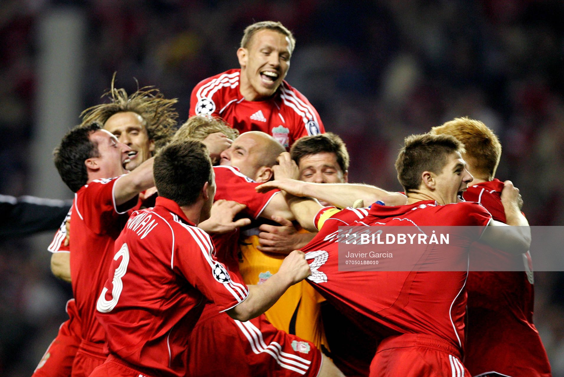 Jose Reina, Liverpool (Målvakt, Jubel)