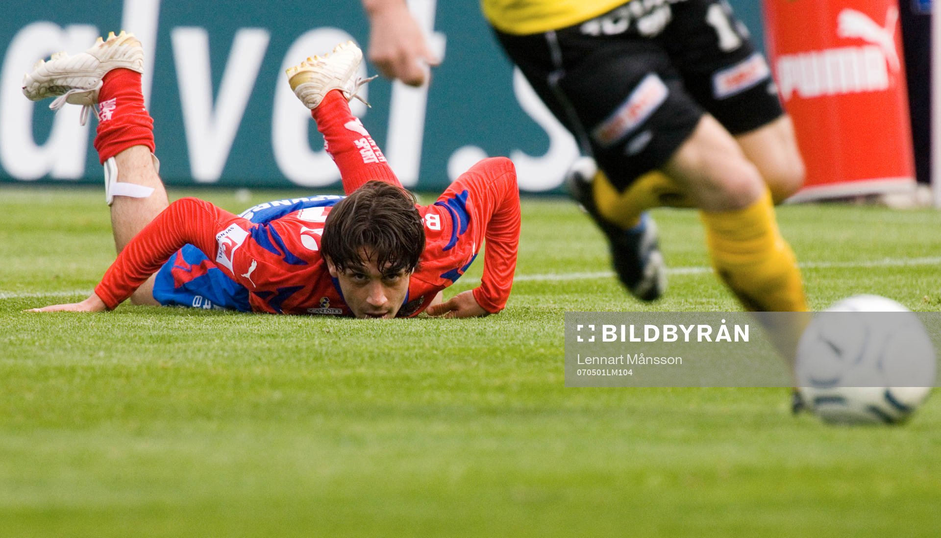  Babis Stefanidis, Helsingborg, fall.