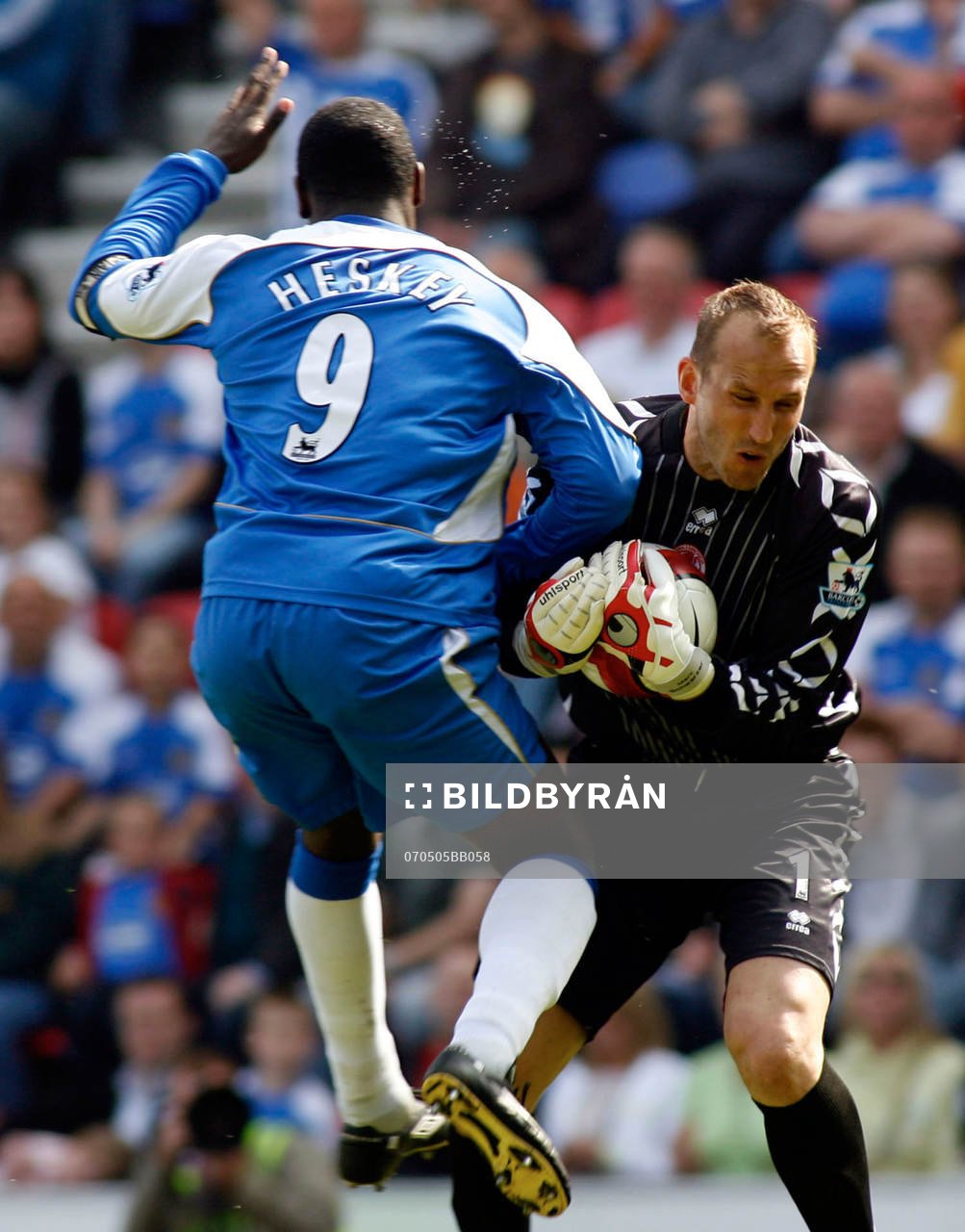 Emile Heskey, Wigan och Middlesbrough. målvakt, Mark