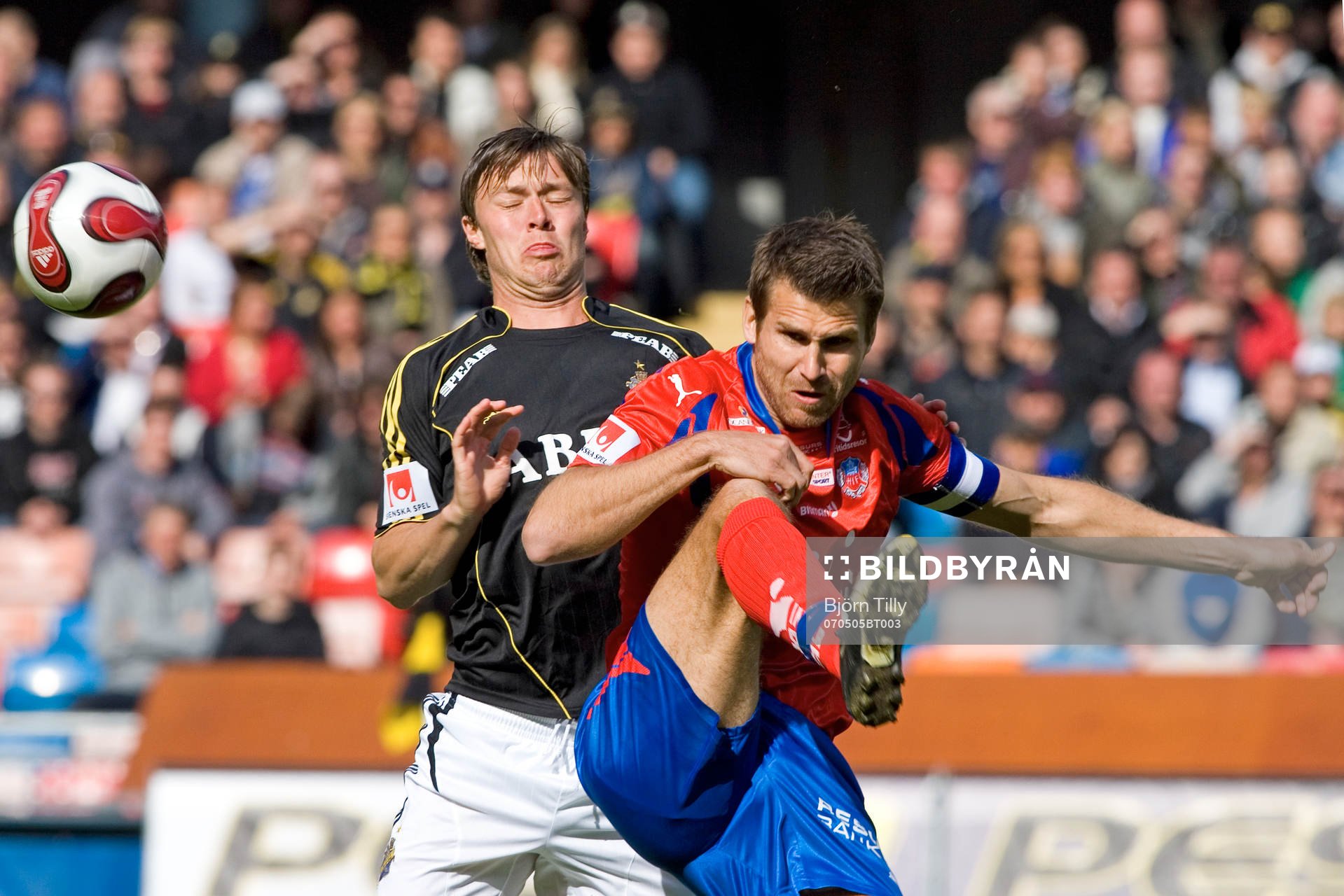 Niklas Sandberg, AIK och Andreas Jakobsson, Helsingborg