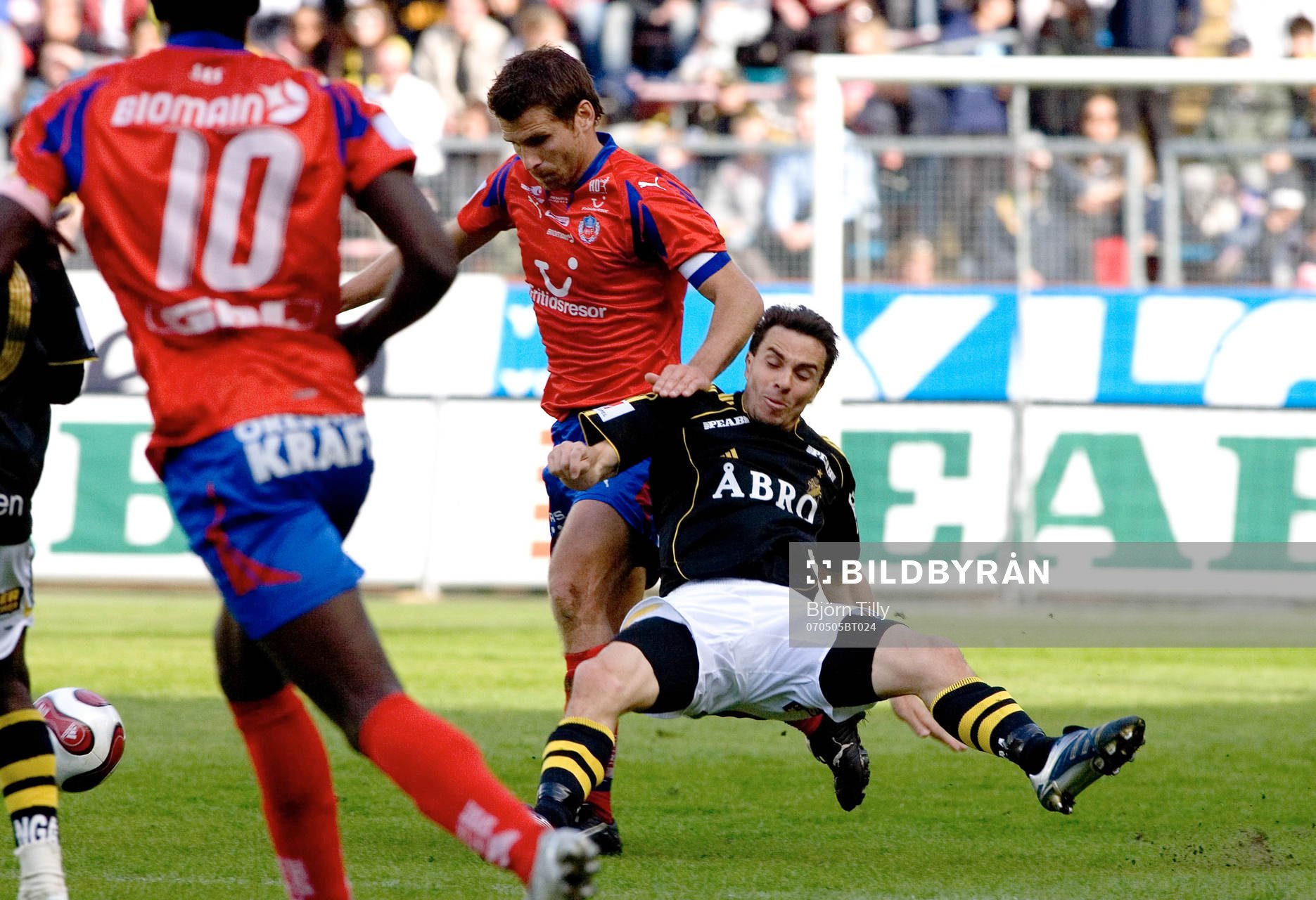 Andreas Jakobsson, Helsingborg och  Daniel Mendes, AIK