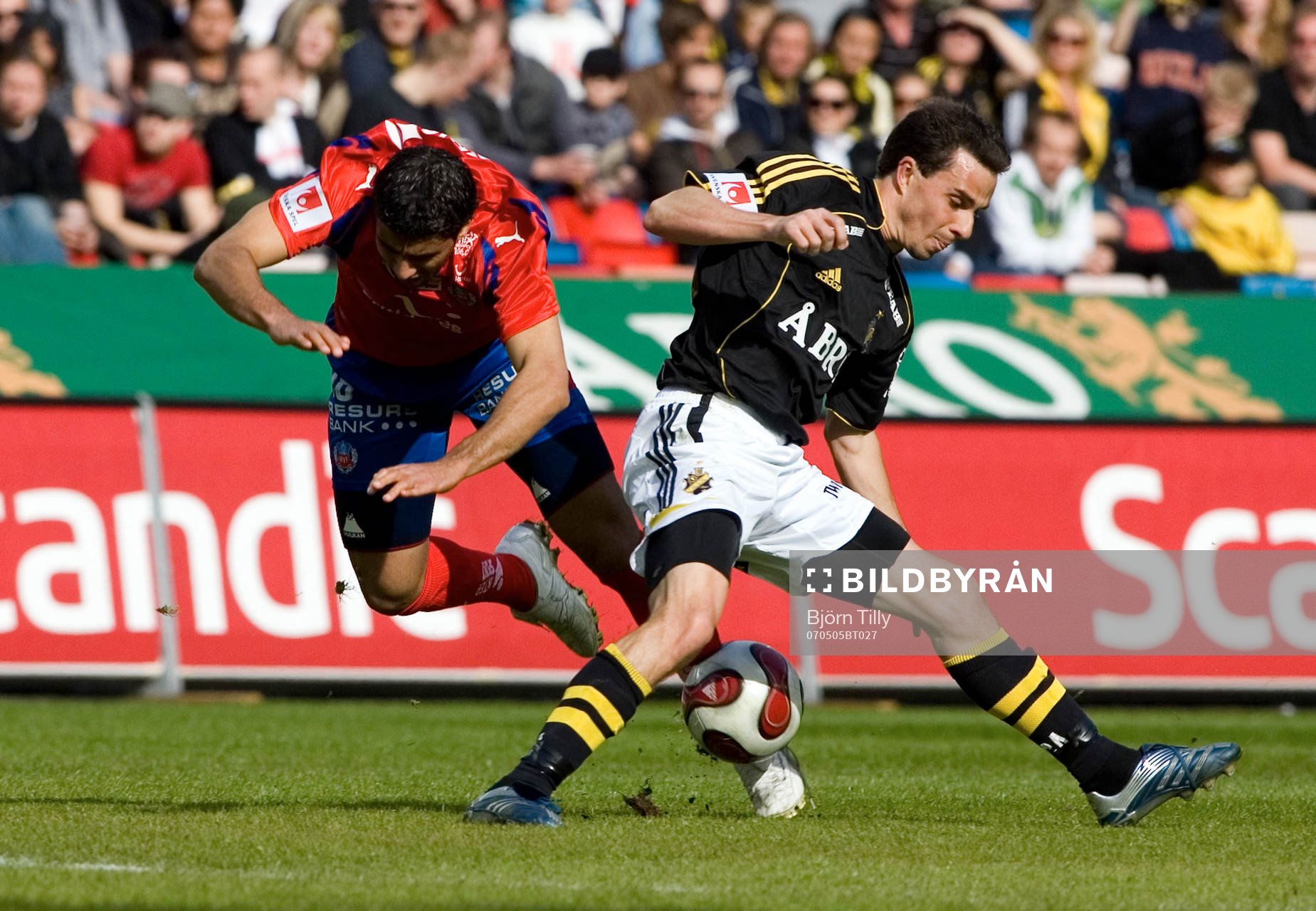 Samir Belouta, Helsingborg och Daniel Mendes, AIK