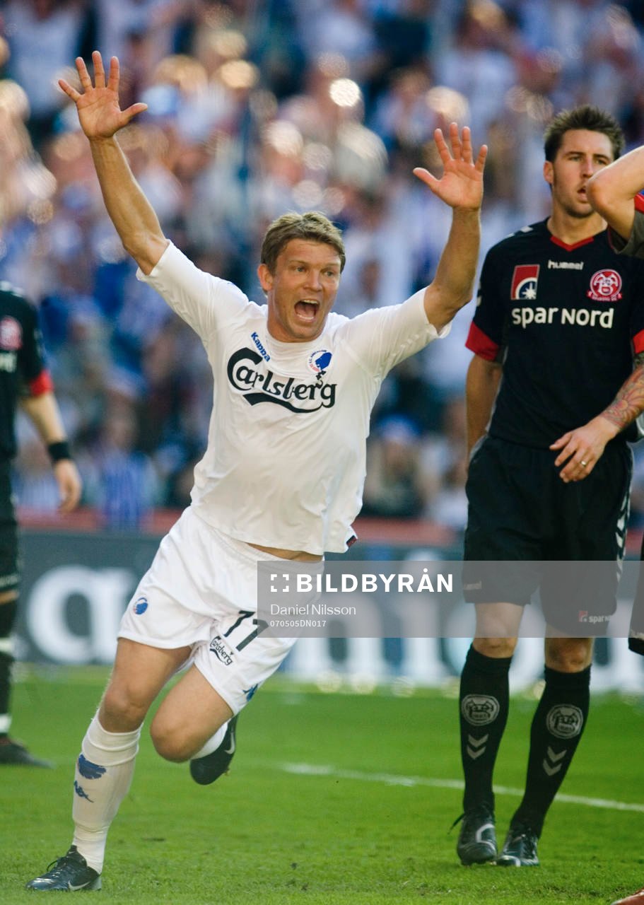 Marcus Allbäck, Köpenhamn, jubel