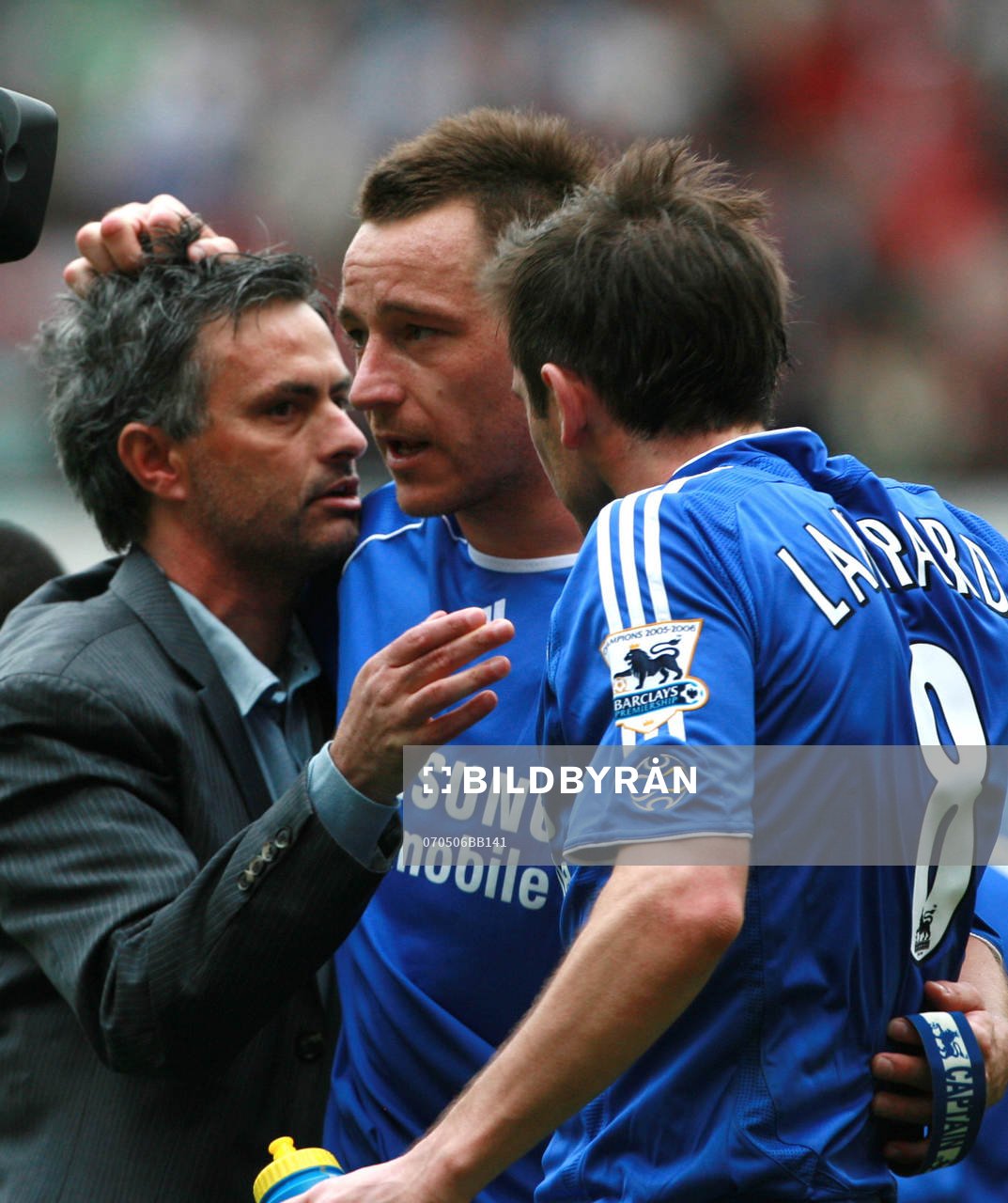 John Terry, Frank Lampard och Jose Mourinho