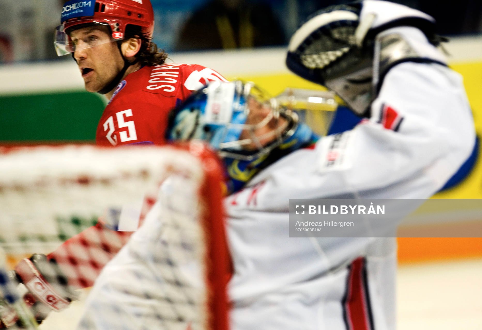 Jonas Hiller, målvakt och Petr Schastlivyy