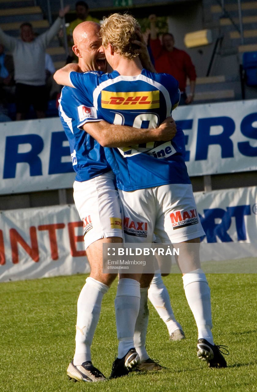 Mattias Thylander, Trelleborg, jubel