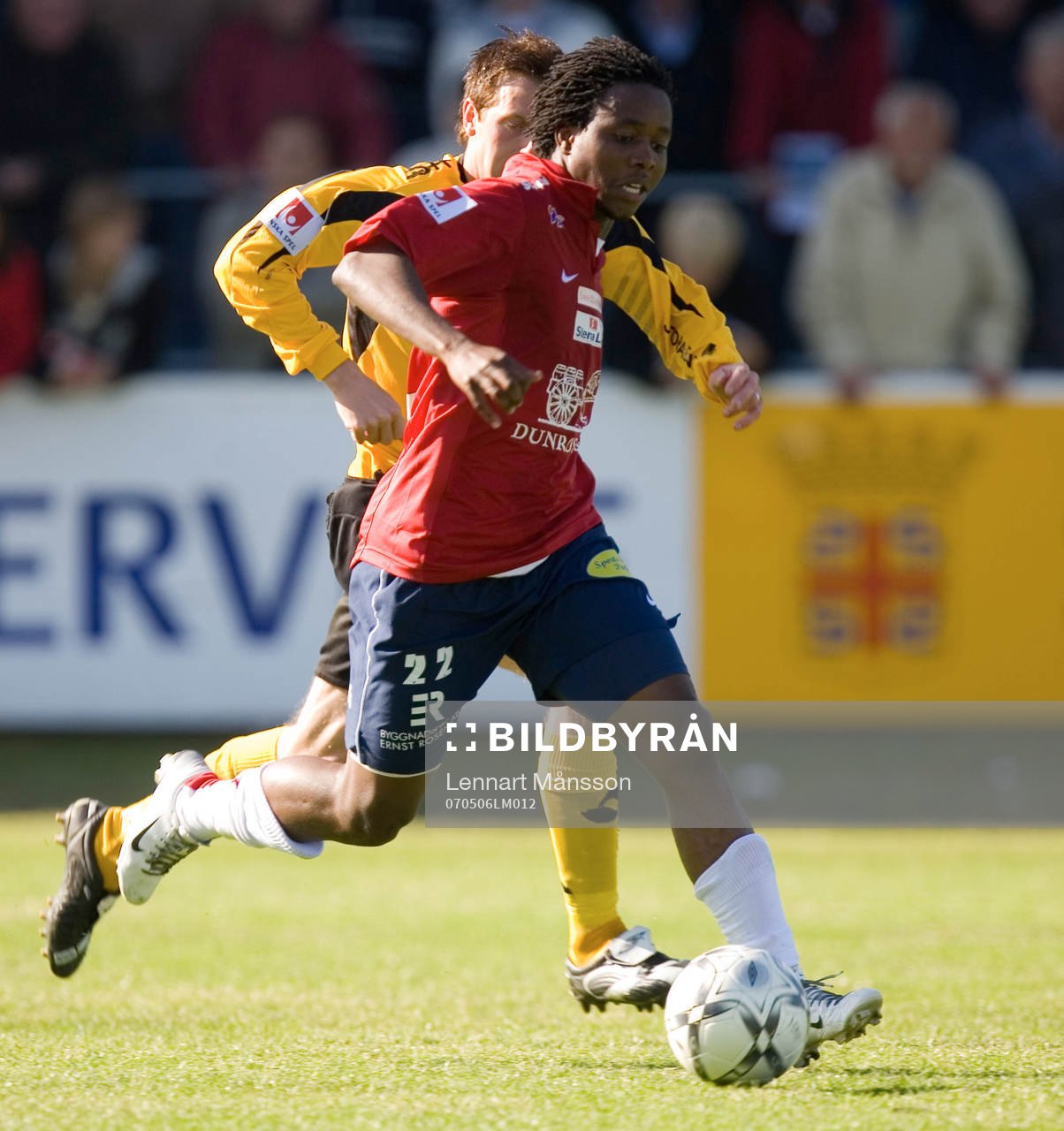 Boyd Mwila på språng