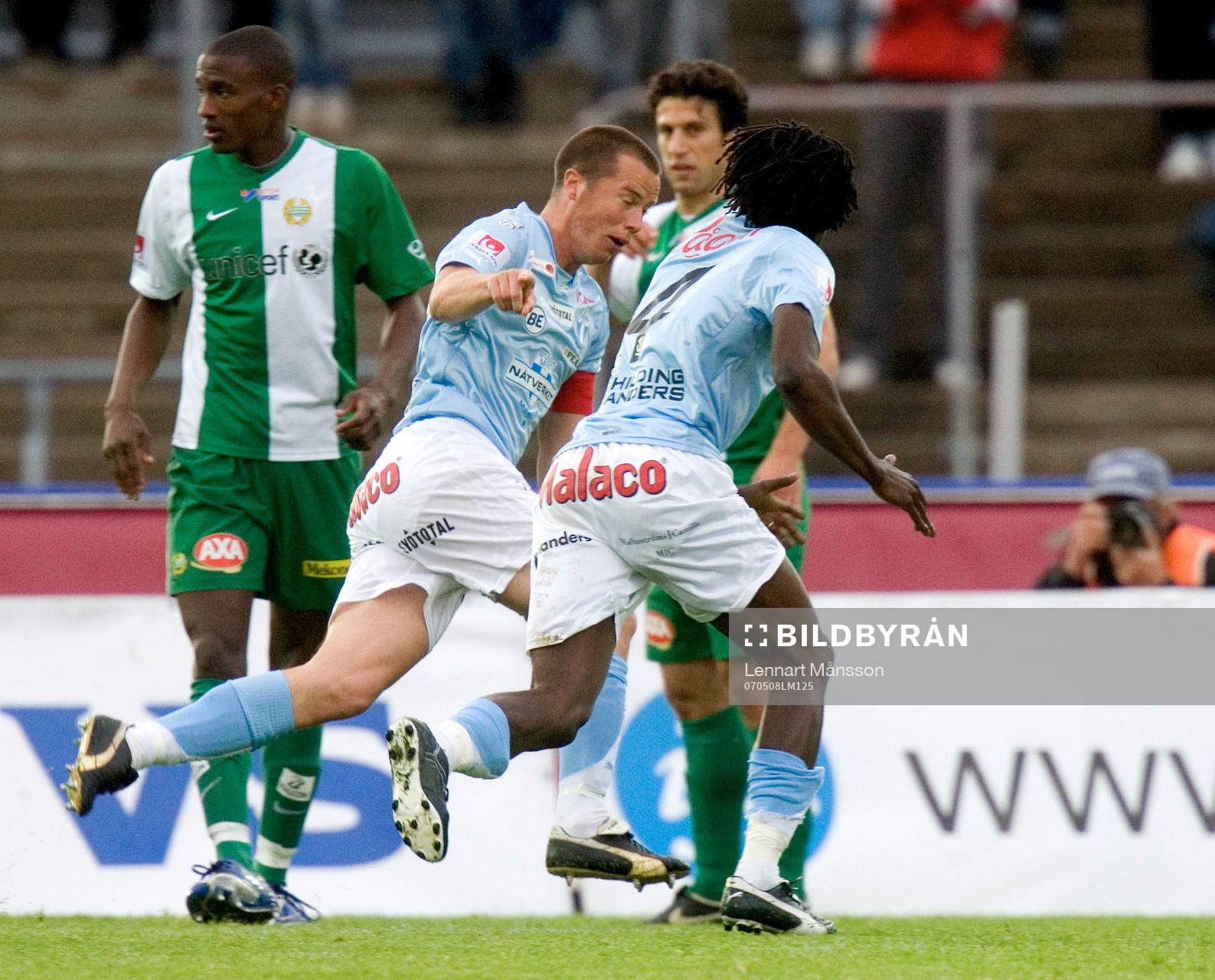 1-0 Daniel Andersson, Malmö, jubel