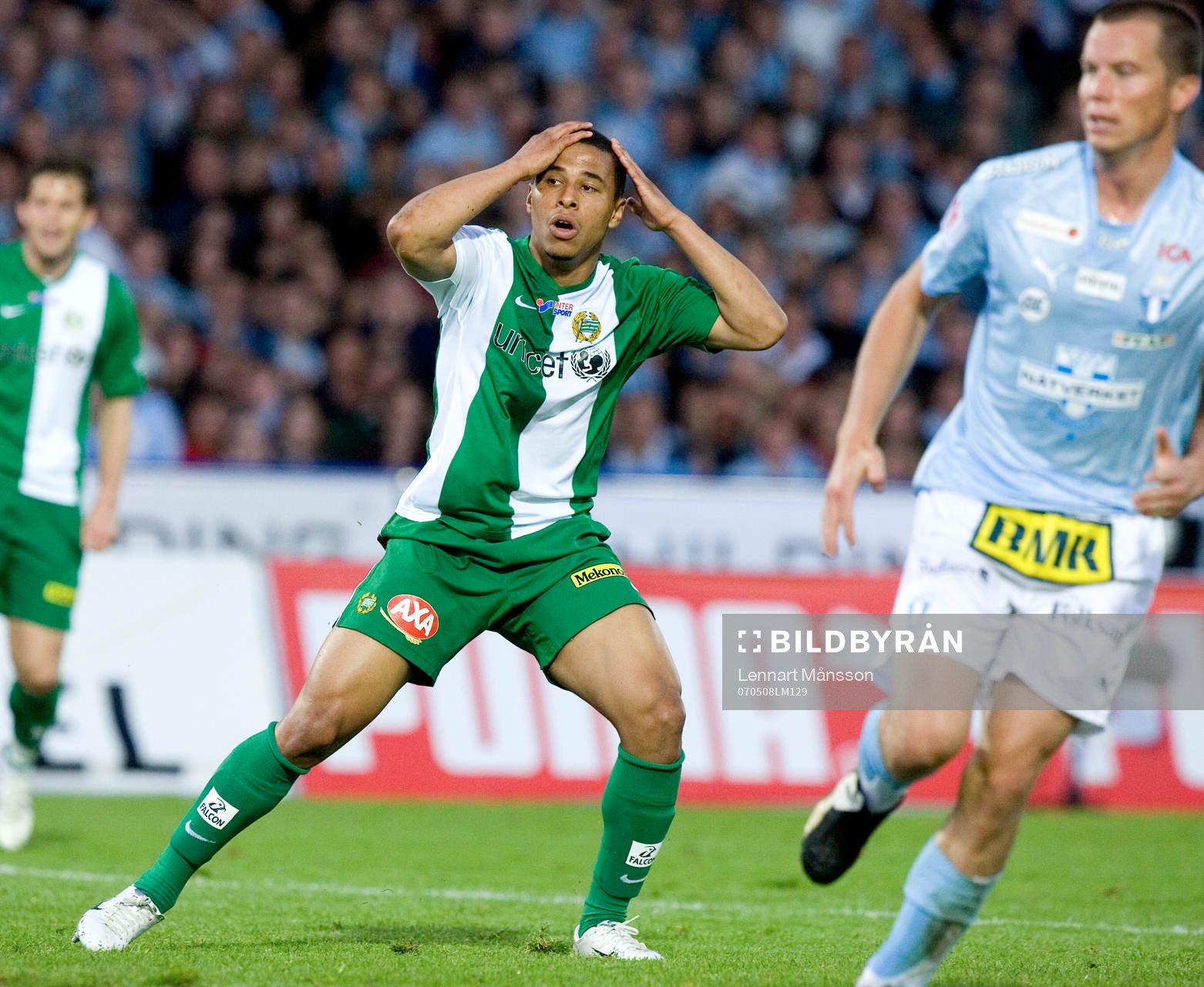 Charlie Davies har missat jättechans i slutet av matchen