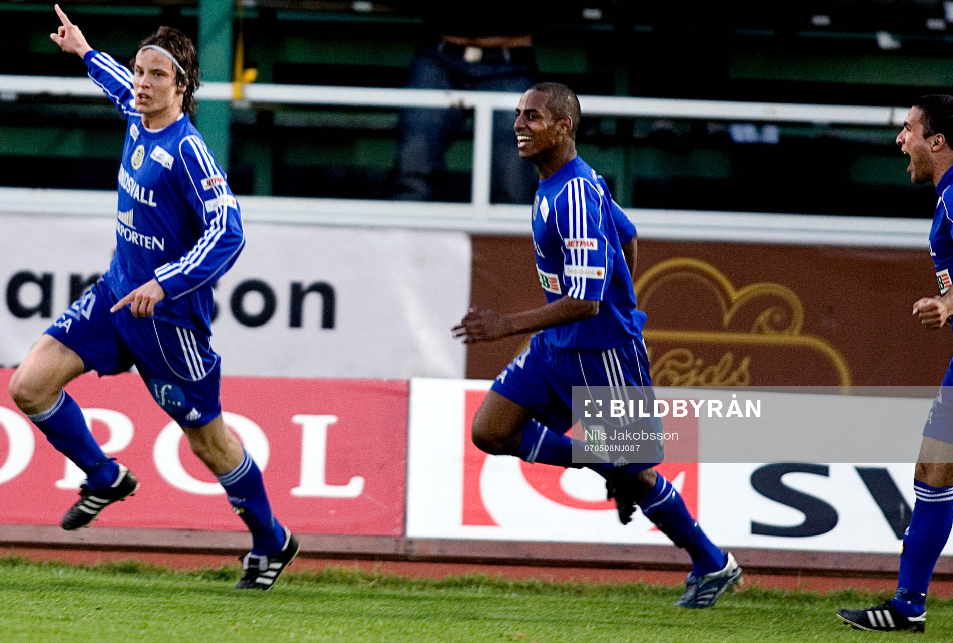 Linus Hallenius, Kalle Ljungberg,  Sundsvall, Jubel