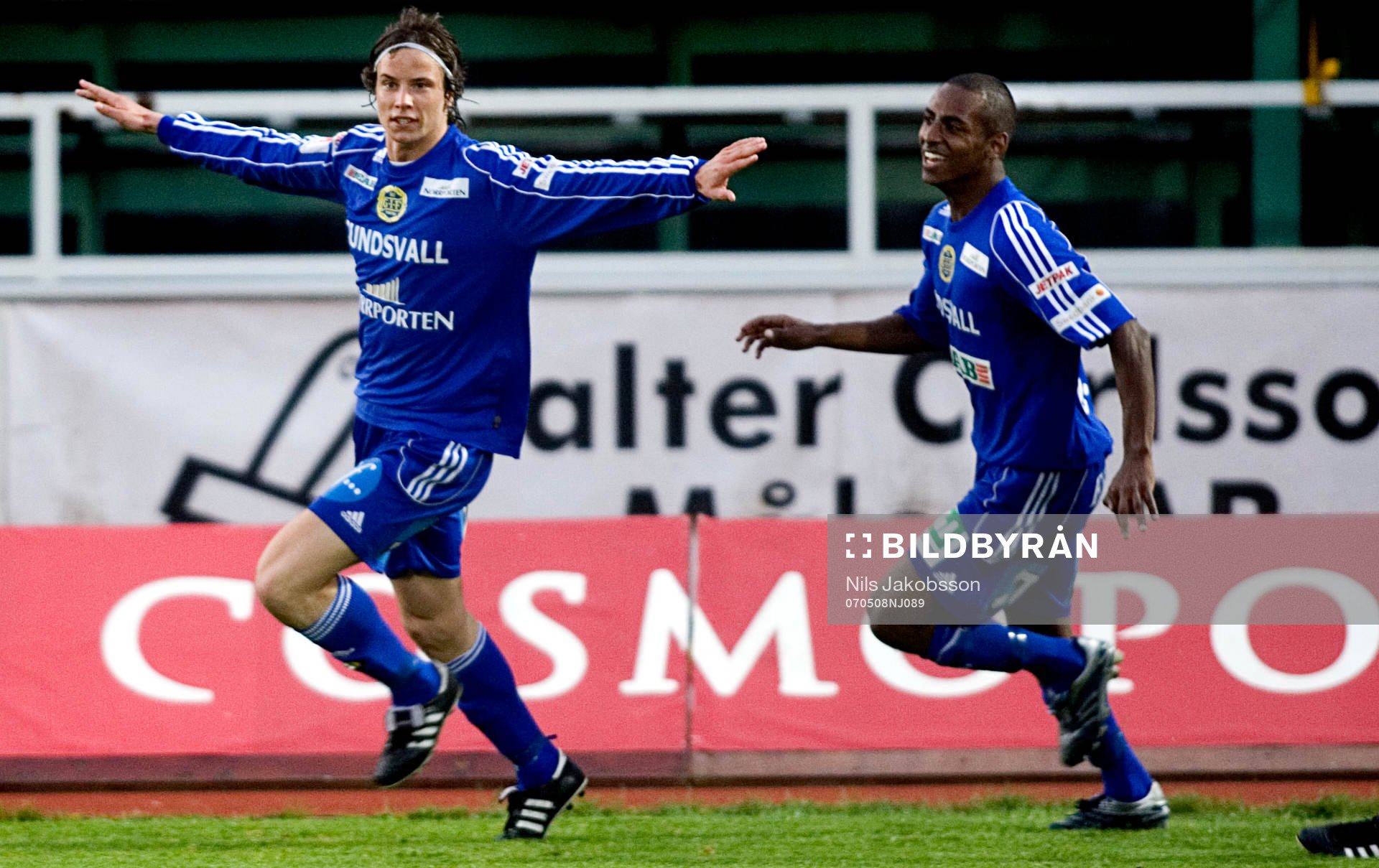 Linus Hallenius, Kalle Ljungberg, Sundsvall, Jubel