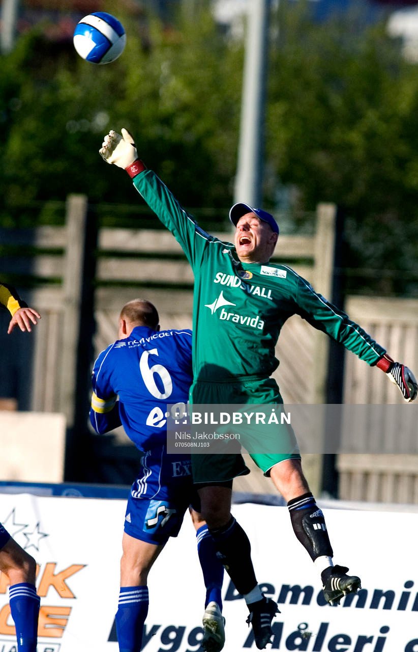 Fredrik Sundfors, Sundsvall, målvakt