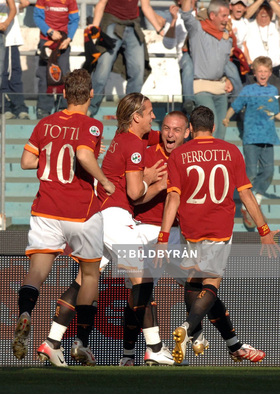  De Rossi, jubel.