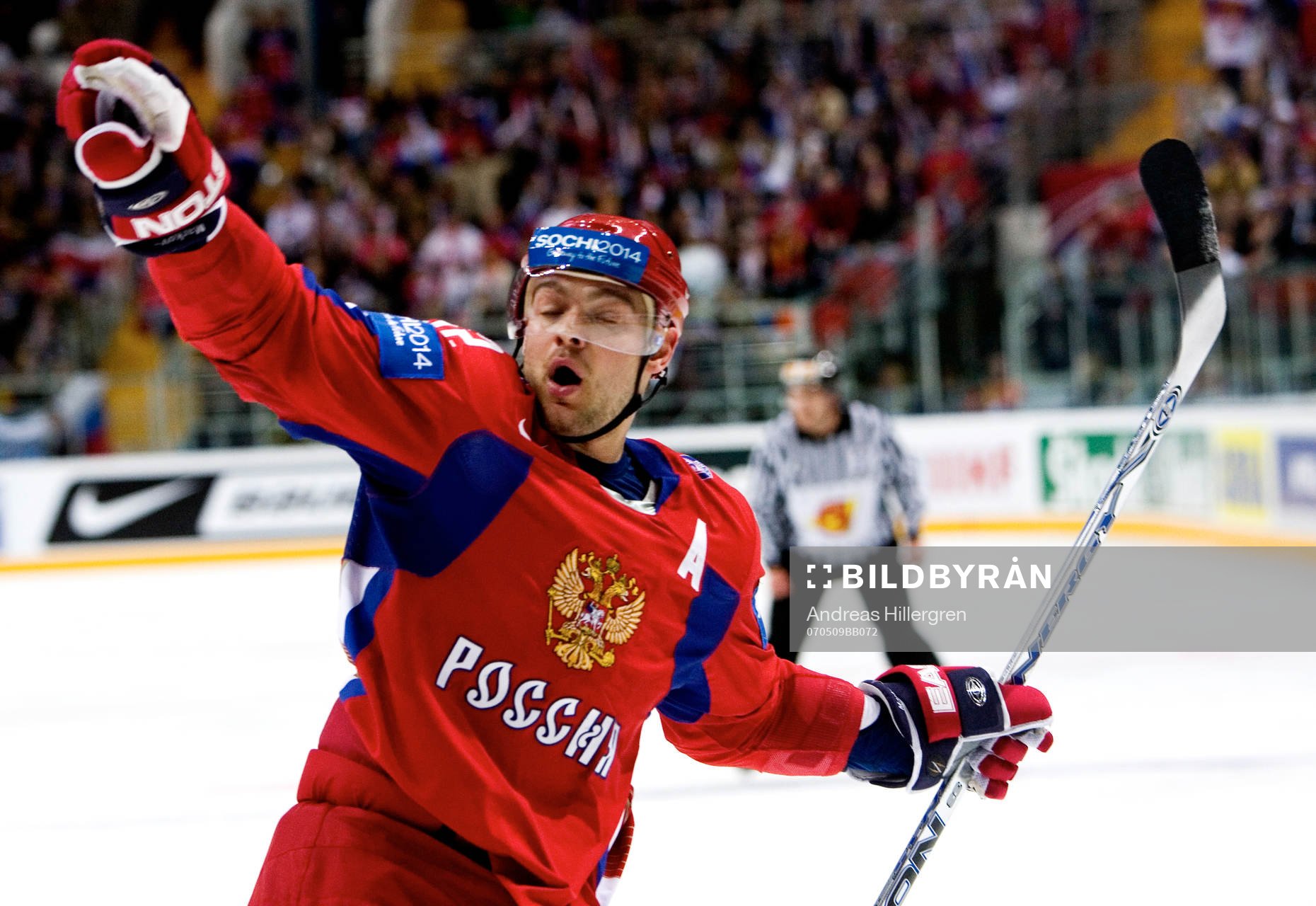 1-0, jubel av målskytt Andrei Markov