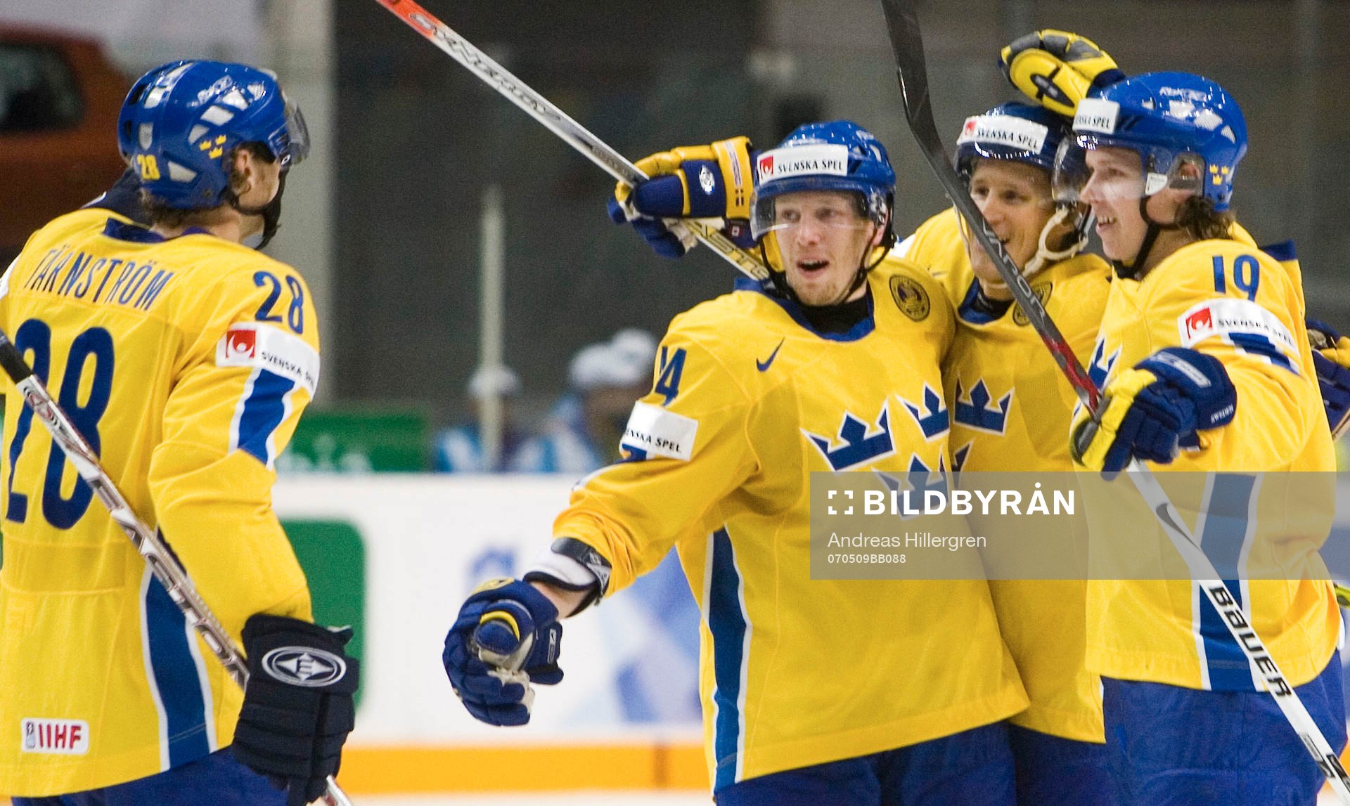 Svenskt jubel av Jonathan Hedström tvåmålsskytt