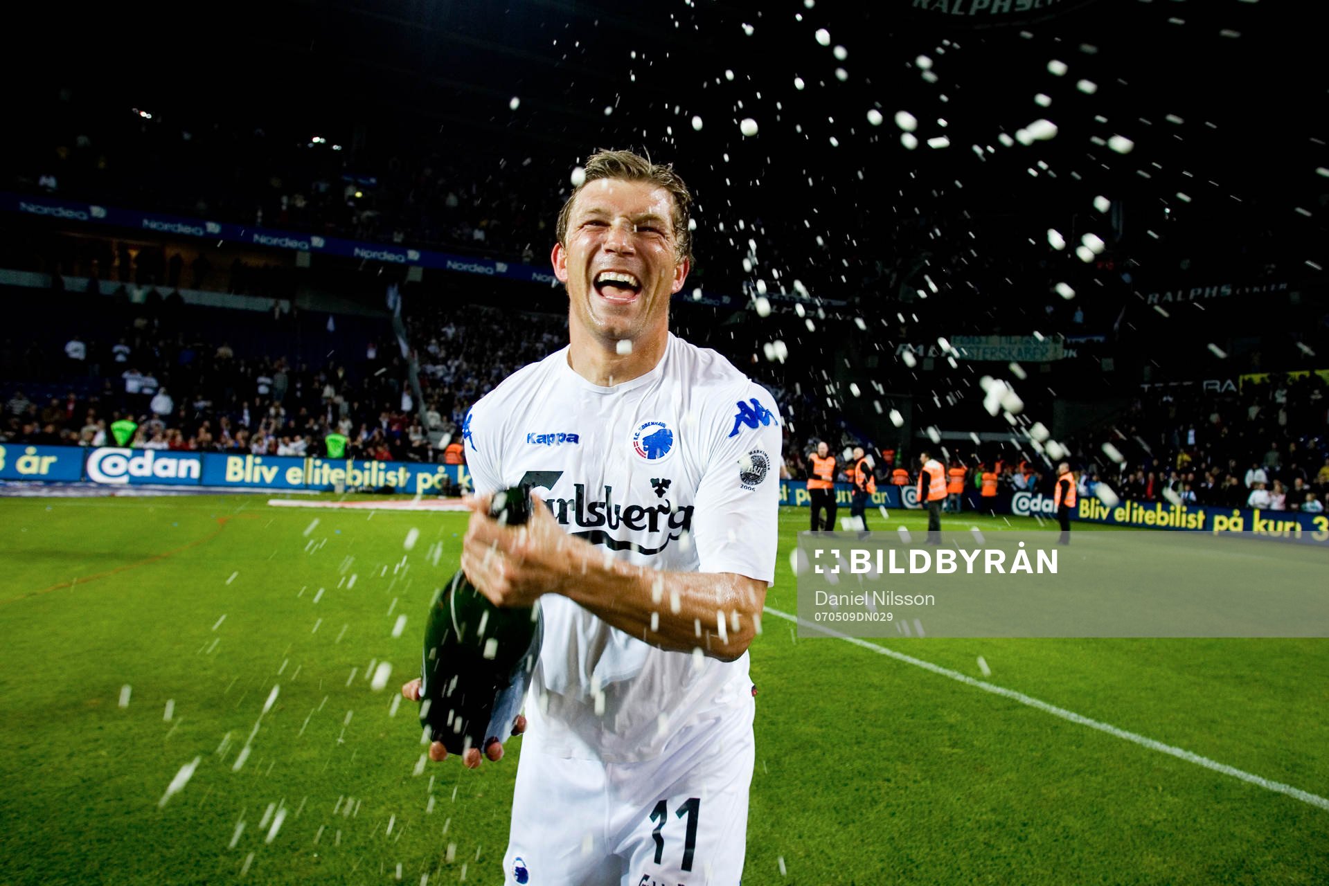 Marcus Allbäck, Köpenhamn, är dansk mästare med FCK.