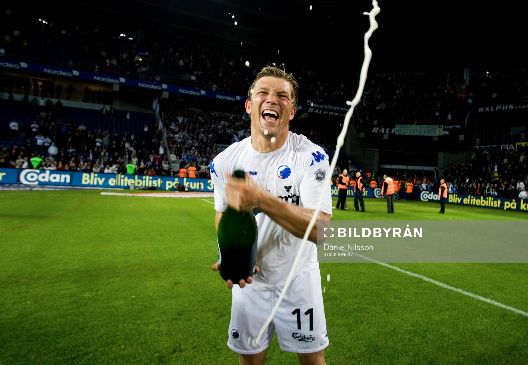 Marcus Allbäck, Köpenhamn, är dansk mästare med FCK.