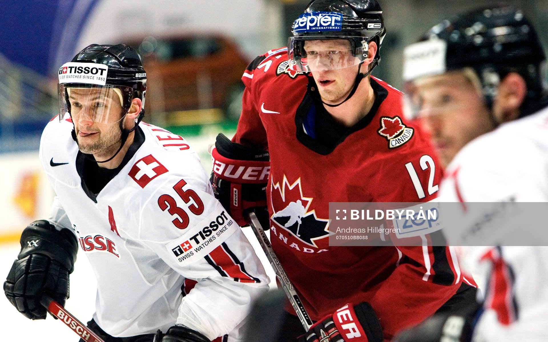 Sandy Jeannin och Eric Staal