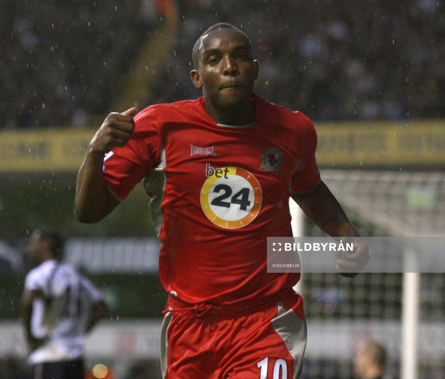 Benni McCarthy, Blackburn, jubel