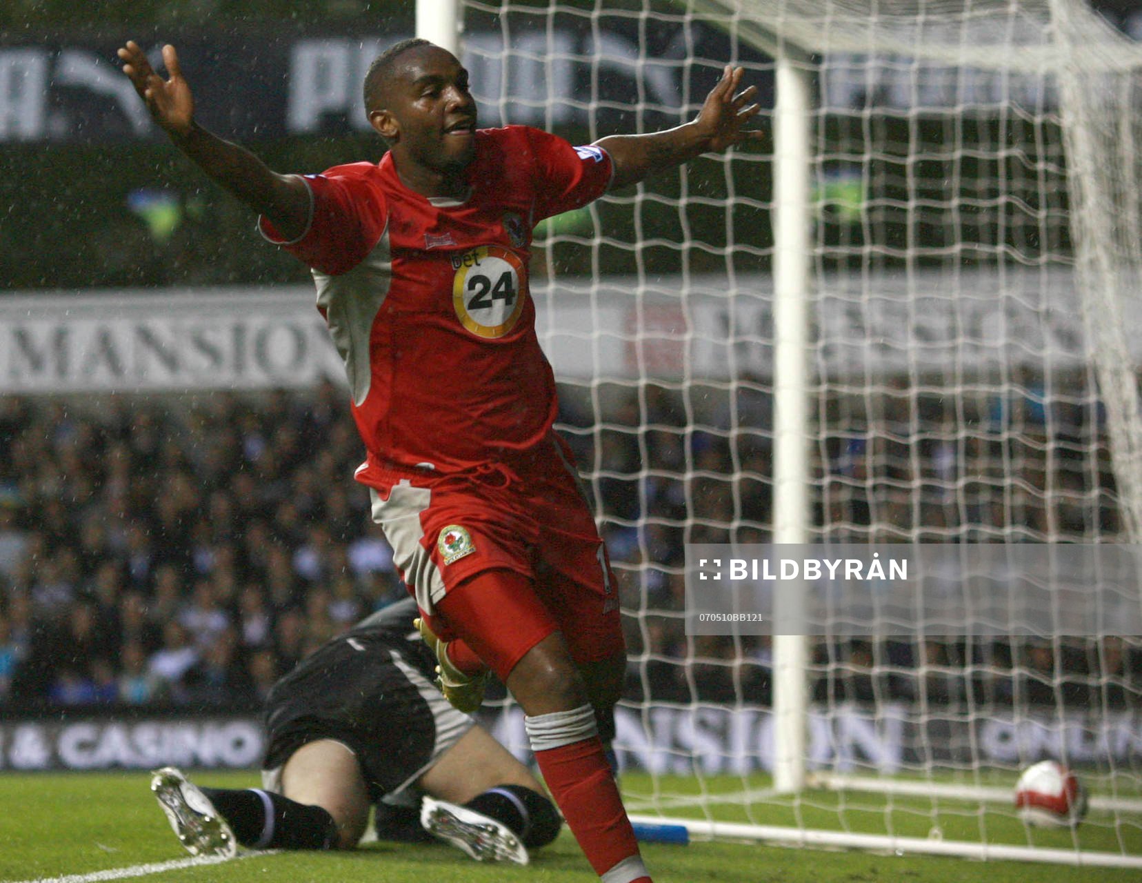 Benni McCarthy, Blackburn, jubel